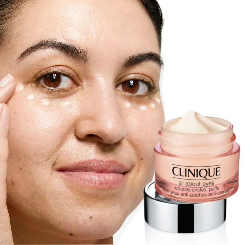 CLINIQUE All About Eyes Reduces Circles and Puffiness 0.17oz each Bundle of 3 - Picture 3 of 3